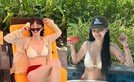 AOA 지민, 군살이란 게 없네…아찔 바캉스룩