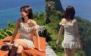 권은비, 오프숄더 입고 발리 나들이…직각 어깨 ‘눈길’