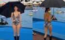 한그루 얼룩말 비키니…한강 수영장서 가장 핫해