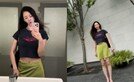 다솜, 납작배 드러내고 당당…늘씬 건강미 자랑
