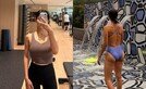한그루 수영복 뒤태 깜짝… 군살 제로 몸매 과시