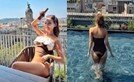 김희정, 스페인 도심 속 파격 수영복…건강미 대박