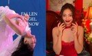 제니, 드레스 입고 와이어 촬영…아찔+강렬