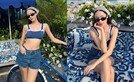 제시카, 블루 브라톱도 찰떡…잘록 허리+늘씬 기럭지
