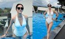 장가현, 49세 안 믿기는 수영복 자태…탄탄 S라인