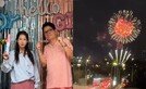 김준호♥김지민 ‘77평 신혼집’, 불꽃축제 명당이었네…집에서 직관