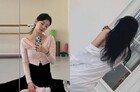 수지 다리 잘 찢네…깨알 노출에 깜찍 표정까지