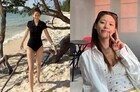설현 이러고 있었다…물놀이 끝내고 ‘느좋’ 카페서 힐링