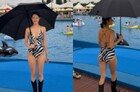 한그루 얼룩말 비키니…한강 수영장서 가장 핫해