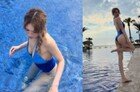 전소미, 너무 깊이 파인 수영복…멤버도 화들짝