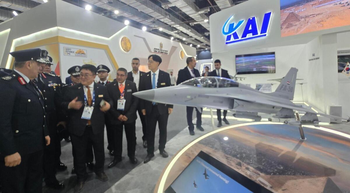 Egypt's defense expo drives growth in Korean military exports