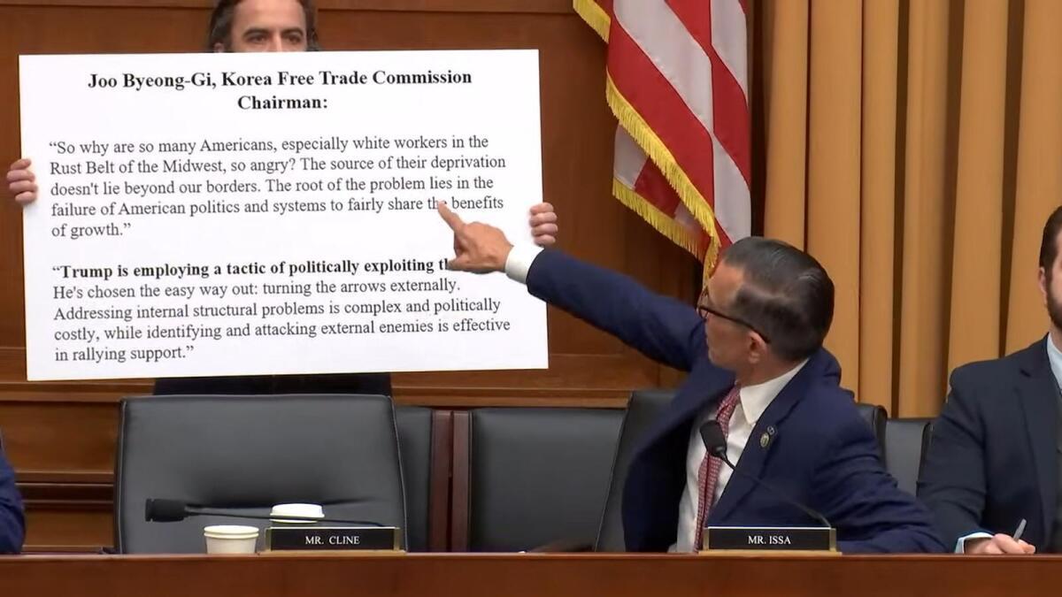 U.S. lawmakers urge trade response to Korea digital rules