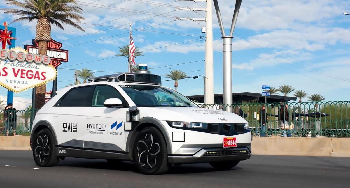 Hyundai’s Motional tests robotaxi in Las Vegas