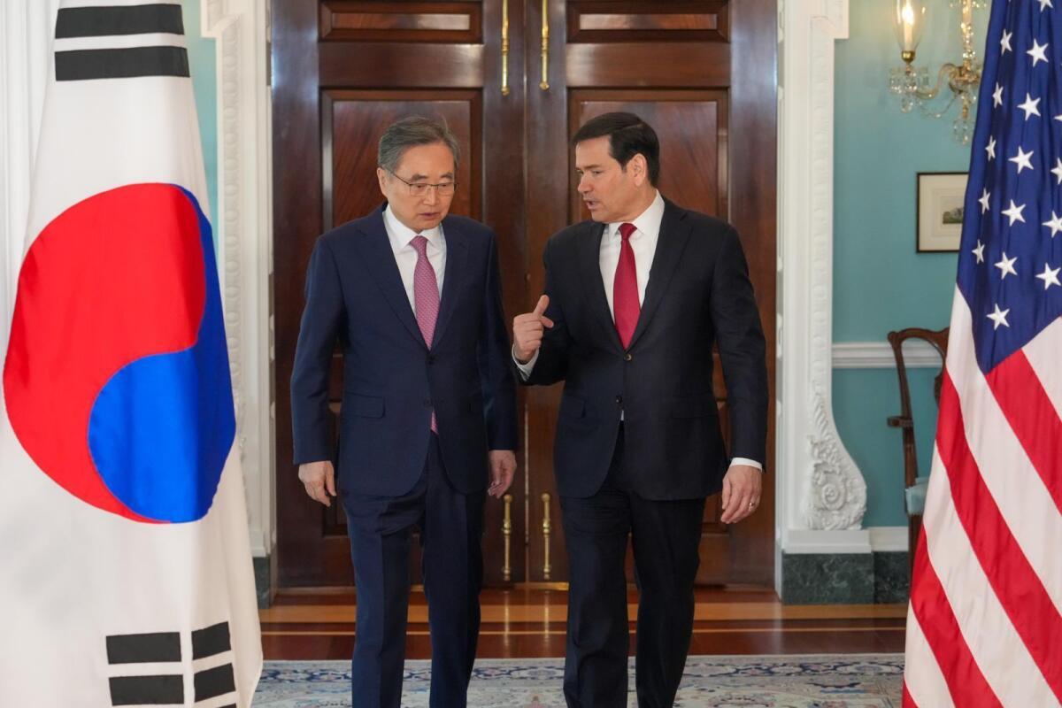 Rubio signals U.S. concern over South Korea investments