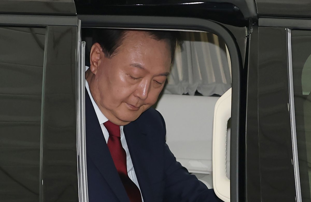조사실로 향하는 박창환 총경