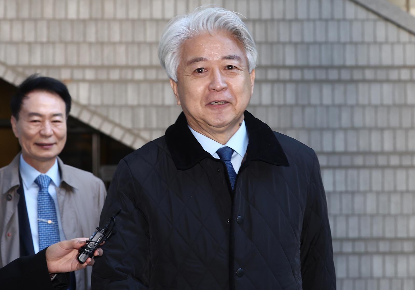 노웅래 전 의원 1심 선고 현장 사진