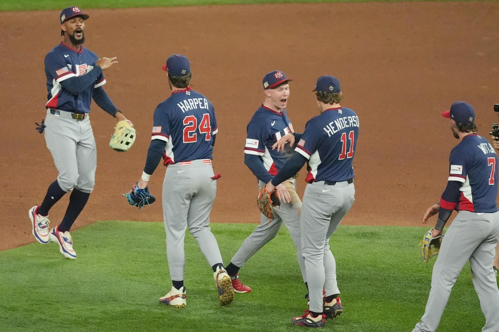 미국 대표팀 WBC 결승 진출 관련 이미지